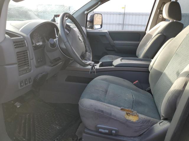 1N6AA07A87N209075 - 2007 NISSAN TITAN XE GRAY photo 7