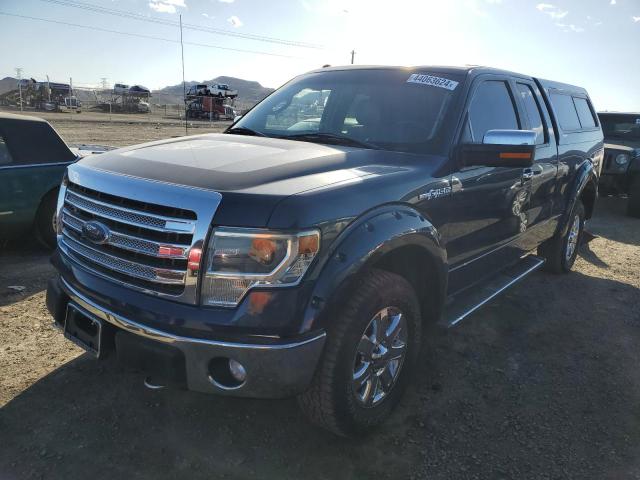 1FTFX1EF4EKD15226 - 2014 FORD F150 SUPER CAB BLUE photo 1