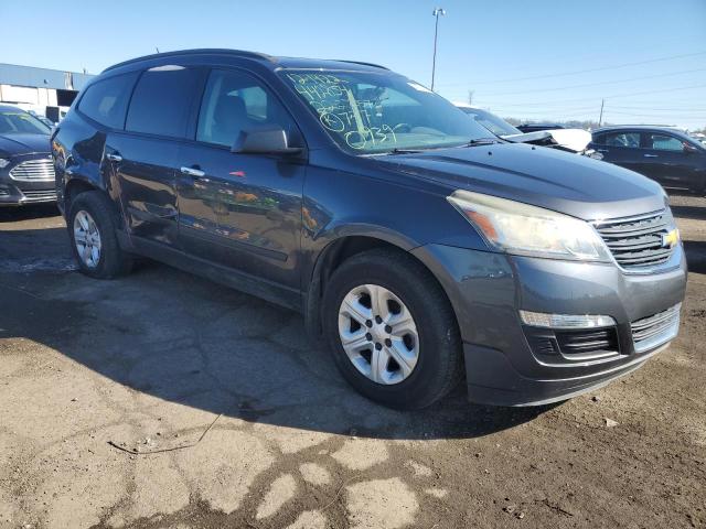 1GNKVFKD7DJ100939 - 2013 CHEVROLET TRAVERSE LS GRAY photo 4