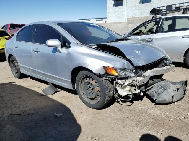 1HGFA16546L032037 - 2006 HONDA CIVIC LX SILVER photo 4