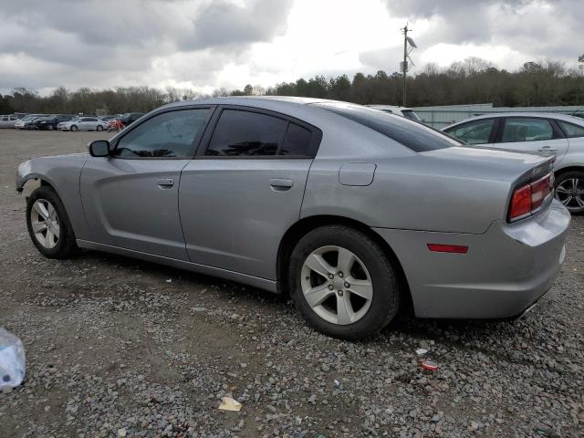 2C3CDXBG9EH295952 - 2014 DODGE CHARGER SE SILVER photo 2