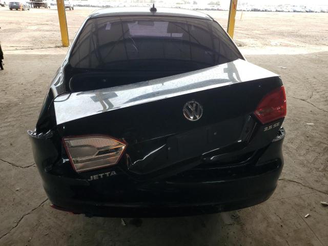 3VWDZ7AJ0BM355383 - 2011 VOLKSWAGEN JETTA SE BLACK photo 6