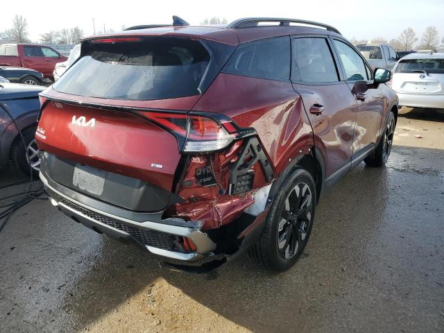 5XYK6CAF2PG119555 - 2023 KIA SPORTAGE X LINE RED photo 3