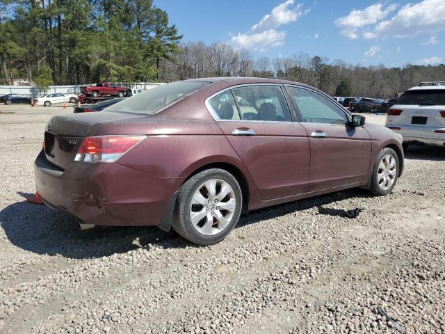 5KBCP3F82AB004210 - 2010 HONDA ACCORD EXL BURGUNDY photo 3