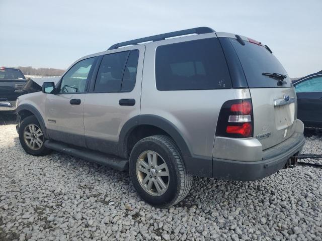 1FMEU73E56UA05072 - 2006 FORD EXPLORER XLT SILVER photo 2