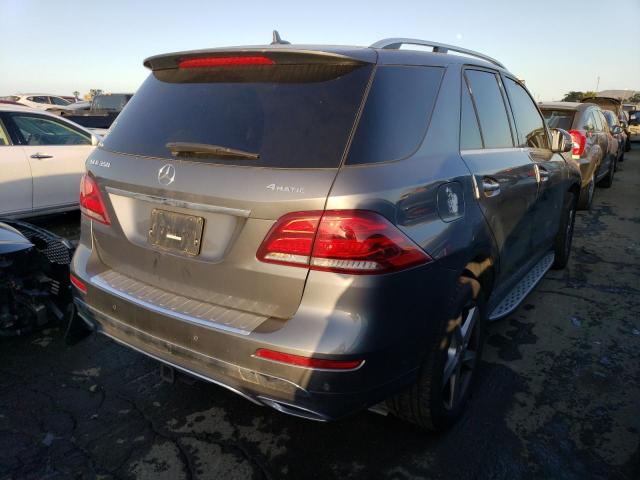 4JGDA5HB6JB156420 - 2018 MERCEDES-BENZ GLE 350 4MATIC GRAY photo 3