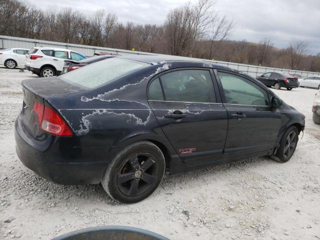 2HGFA16886H528756 - 2006 HONDA CIVIC EX BLACK photo 3