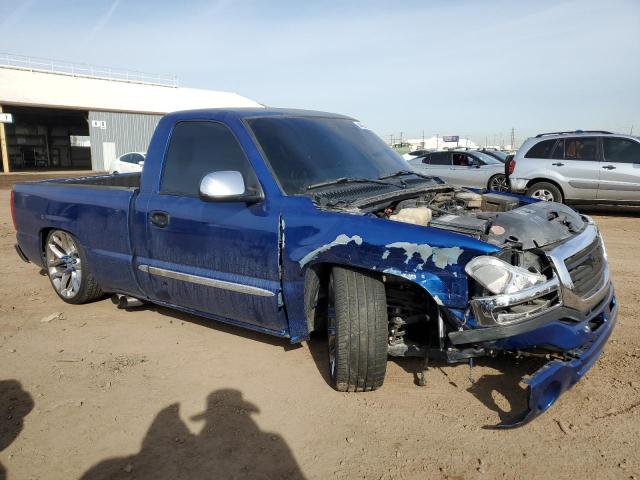 1GTEC14XX3Z235192 - 2003 GMC NEW SIERRA C1500 BLUE photo 4