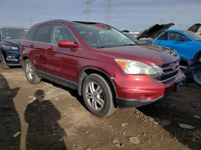 5J6RE4H74AL053828 - 2010 HONDA CR-V EXL MAROON photo 4