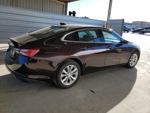 1G1ZD5ST9MF044851 - 2021 CHEVROLET MALIBU LT MAROON photo 3