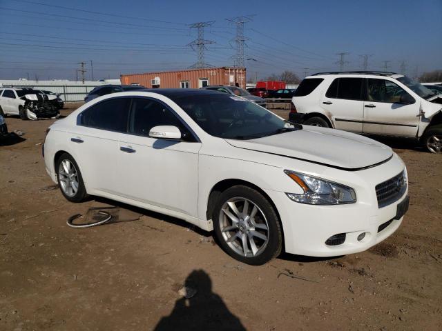 1N4AA5AP5AC874487 - 2010 NISSAN MAXIMA S WHITE photo 4