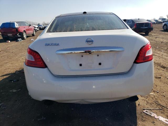 1N4AA5AP5AC874487 - 2010 NISSAN MAXIMA S WHITE photo 6