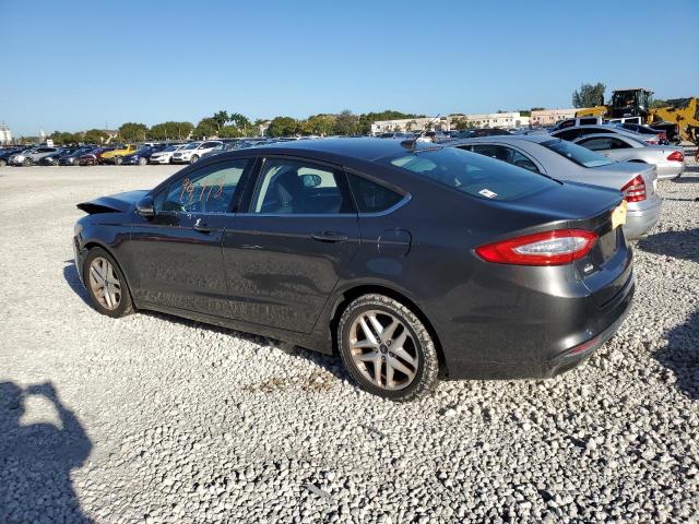 3FA6P0H79GR358513 - 2016 FORD FUSION SE GRAY photo 2