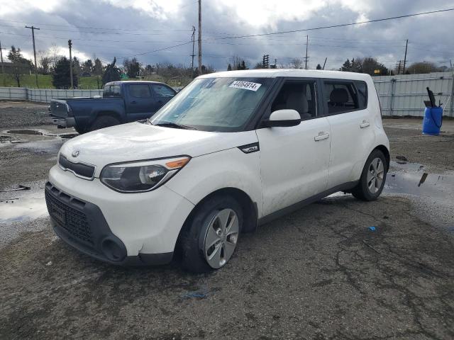 KNDJN2A2XF7161392 - 2015 KIA SOUL WHITE photo 1