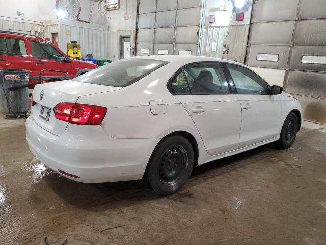 3VW1K7AJ6EM434892 - 2014 VOLKSWAGEN JETTA BASE WHITE photo 3