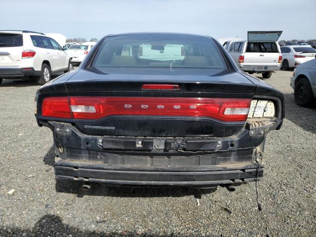 2C3CDXBG9EH107897 - 2014 DODGE CHARGER SE BLACK photo 6