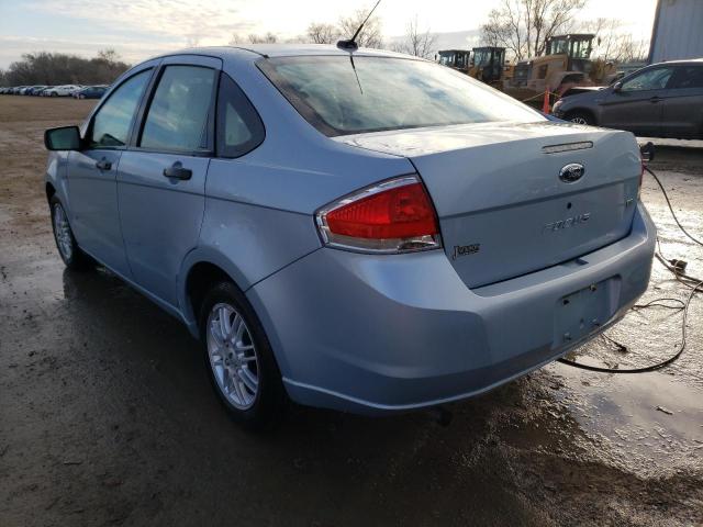 1FAHP35N59W148309 - 2009 FORD FOCUS SE BLUE photo 2