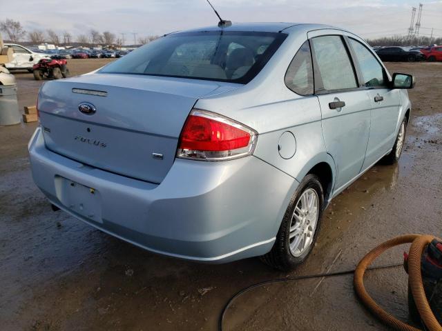 1FAHP35N59W148309 - 2009 FORD FOCUS SE BLUE photo 3