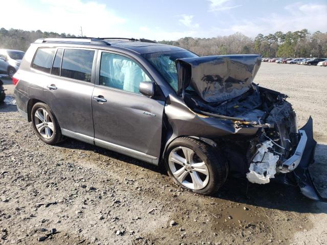 5TDYK3EH4DS098935 - 2013 TOYOTA HIGHLANDER LIMITED GRAY photo 4