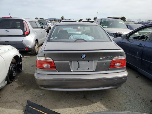 WBADN53462GF70416 - 2002 BMW 540 I GRAY photo 6