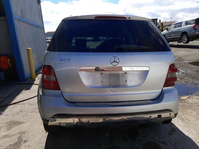 4JGBB75E96A009777 - 2006 MERCEDES-BENZ ML 500 SILVER photo 6