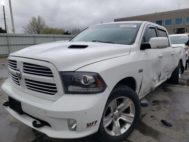 1C6RR7MT0ES296800 - 2014 RAM 1500 SPORT WHITE photo 2