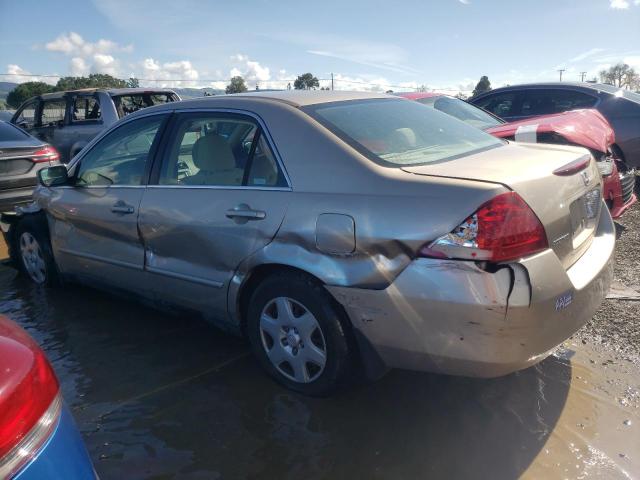 1HGCM56457A191798 - 2007 HONDA ACCORD LX TAN photo 2