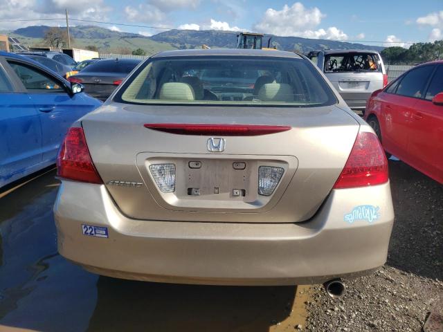 1HGCM56457A191798 - 2007 HONDA ACCORD LX TAN photo 6