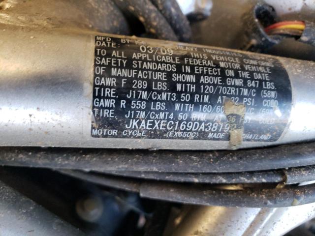 JKAEXEC169DA38192 - 2009 KAWASAKI EX650 C 绿色 照片 10