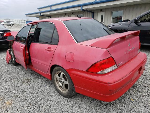 JA3AJ86E43U048440 - 2003 MITSUBISHI LANCER OZ RALLY RED photo 2