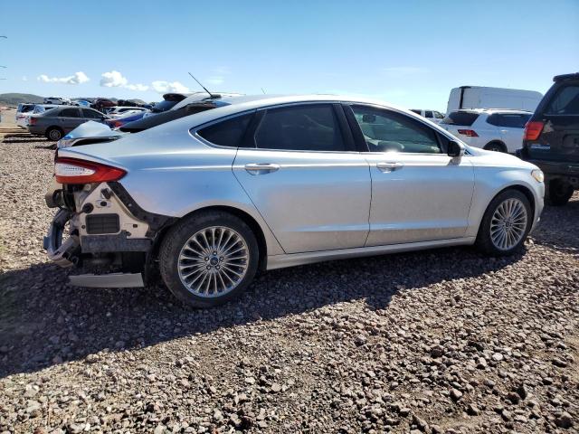 3FA6P0K95ER301622 - 2014 FORD FUSION TITANIUM SILVER photo 3