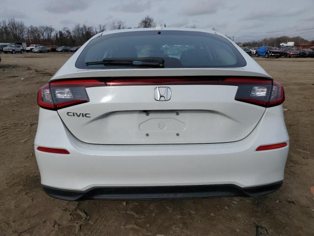 19XFL2H53PE009113 - 2023 HONDA CIVIC LX WHITE photo 6