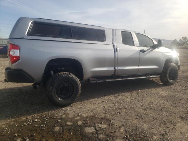 5TFCY5F15MX027968 - 2021 TOYOTA TUNDRA DOUBLE CAB SR/SR5 SILVER photo 3
