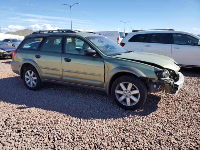 4S4BP61C977334525 - 2007 SUBARU OUTBACK OUTBACK 2.5I GREEN photo 4