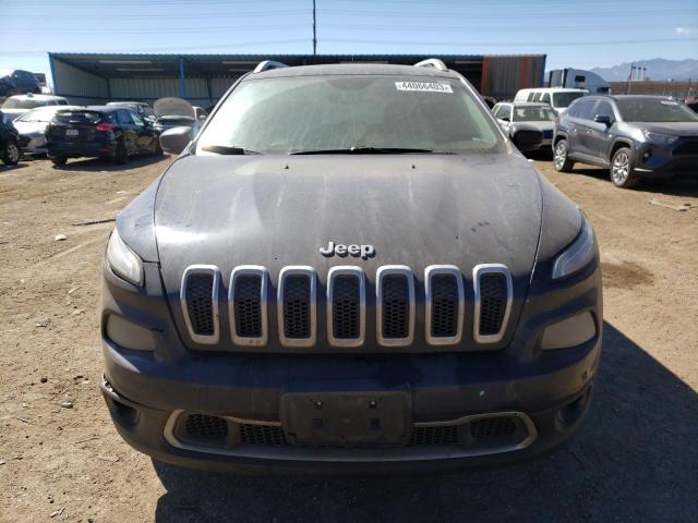 1C4PJMDB5FW741314 - 2015 JEEP CHEROKEE LIMITED BLUE photo 5