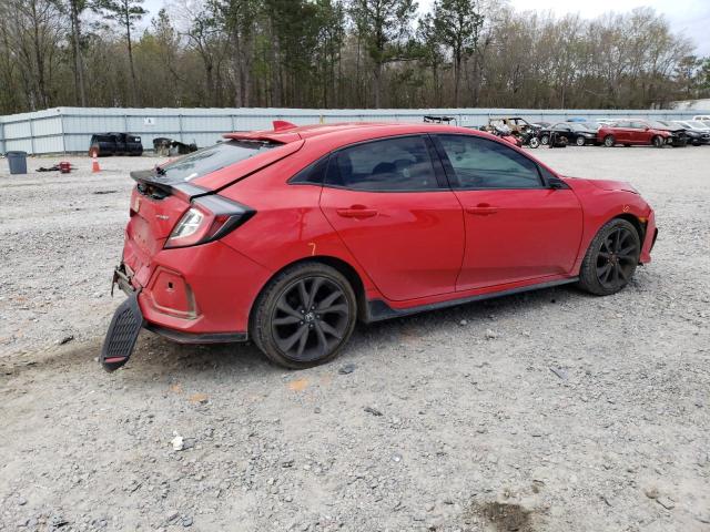 SHHFK7G40JU212095 - 2018 HONDA CIVIC SPORT 红色 照片 3