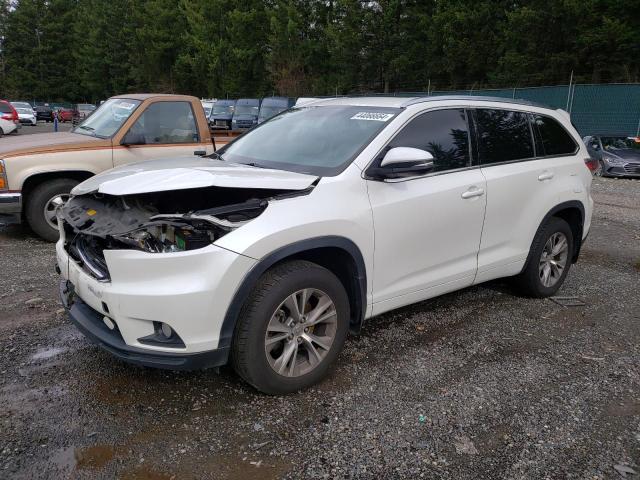 5TDJKRFH8ES066154 - 2014 TOYOTA HIGHLANDER XLE Ağ foto 1