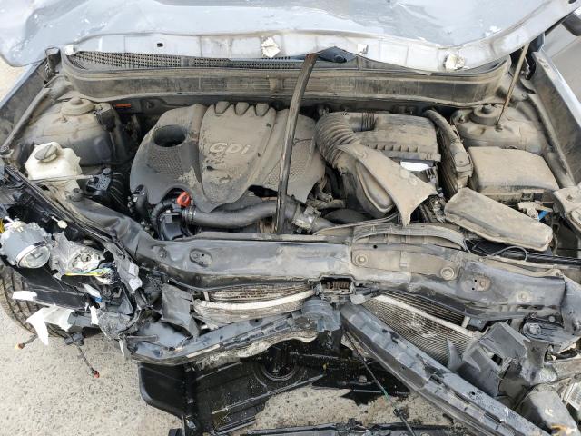 5NPEC4AC3EH874835 - 2014 HYUNDAI SONATA SE GRAY photo 11