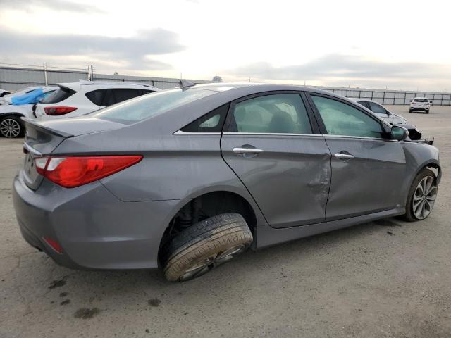 5NPEC4AC3EH874835 - 2014 HYUNDAI SONATA SE GRAY photo 3