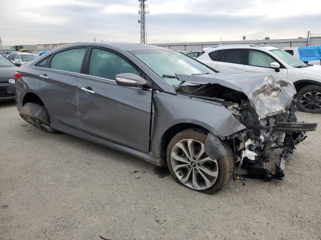 5NPEC4AC3EH874835 - 2014 HYUNDAI SONATA SE GRAY photo 4