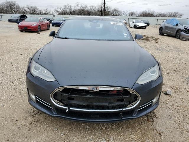 5YJSA1E42FF102885 - 2015 TESLA MODEL S ნაცრისფერი ფოტო 5