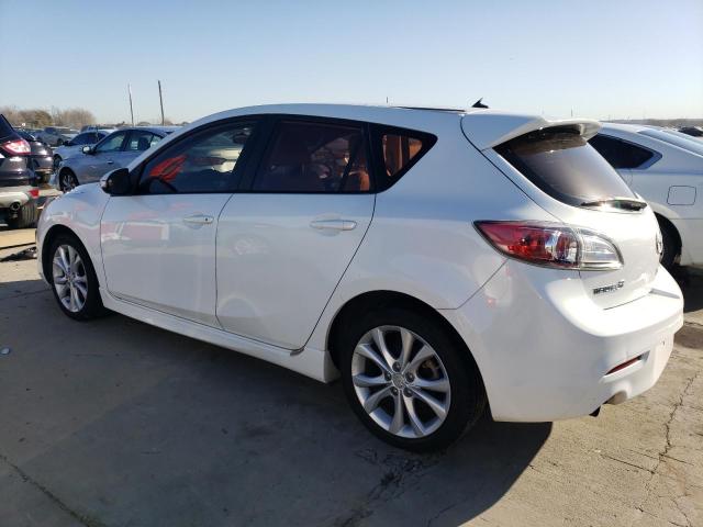 JM1BL1H54A1152607 - 2010 MAZDA 3 S WHITE photo 2