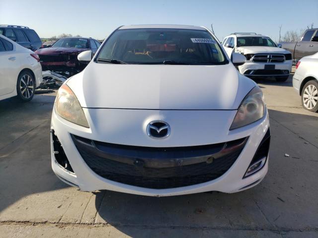 JM1BL1H54A1152607 - 2010 MAZDA 3 S WHITE photo 5