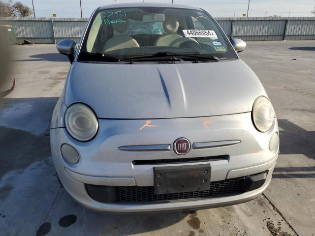 3C3CFFAR7DT640182 - 2013 FIAT 500 POP SILVER photo 5