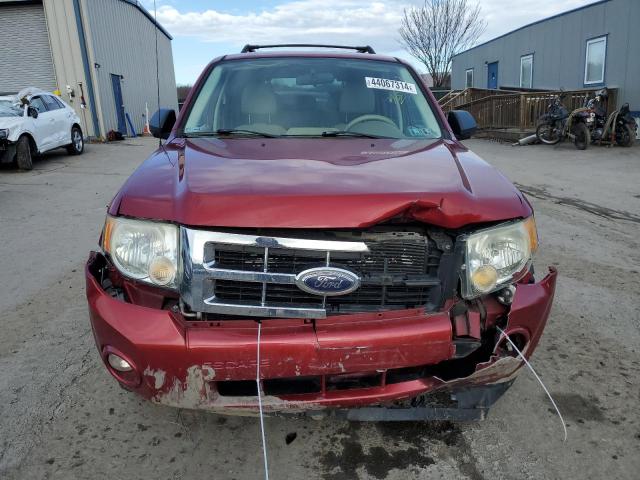 1FMCU03Z78KC06813 - 2008 FORD ESCAPE XLT MAROON photo 5