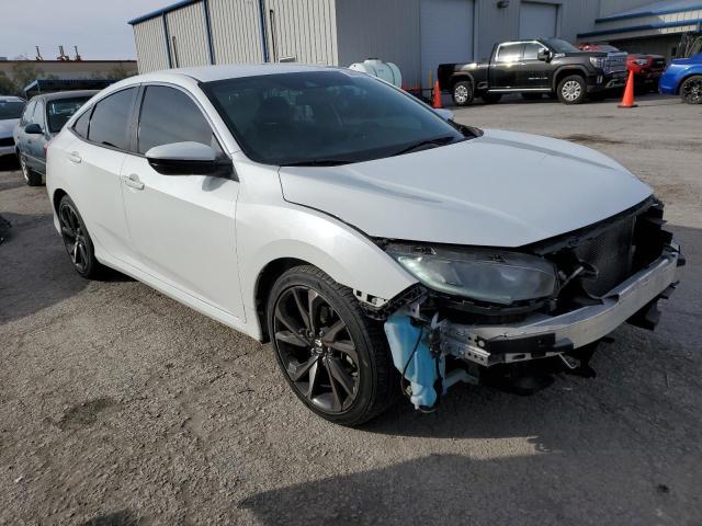 2HGFC2F86KH566402 - 2019 HONDA CIVIC SPORT WHITE photo 4