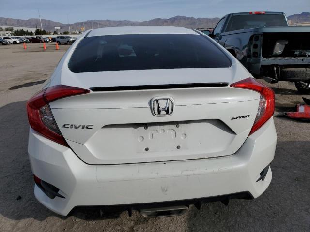 2HGFC2F86KH566402 - 2019 HONDA CIVIC SPORT WHITE photo 6