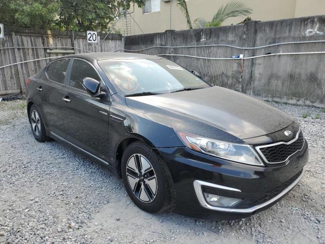 KNAGM4AD0D5059969 - 2013 KIA OPTIMA HYBRID BLACK photo 4