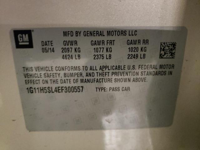 1G11H5SL4EF300557 - 2014 CHEVROLET MALIBU LTZ თაფლისფერი ფოტო 12