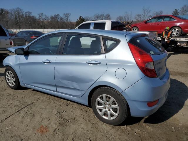 KMHCT5AE4CU004900 - 2012 HYUNDAI ACCENT GLS BLUE photo 2